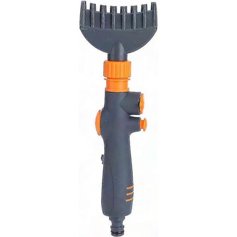 Nettoyeur de piscine et spa à manche robuste avec débit d'eau réglable par bouton - Outil de filtration haute résistance pour entretien régulier précis (1/5)