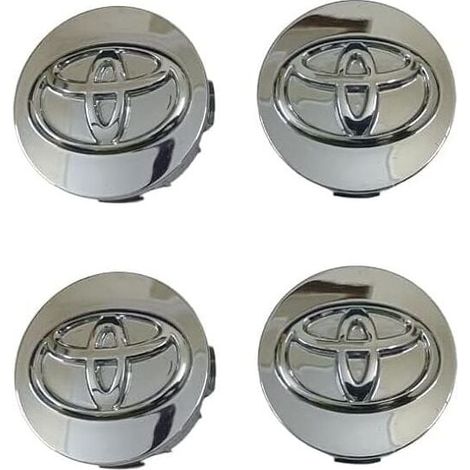 Satz mit 4 Leichtmetallrad-Nabenkappen für Corolla, Camry, Yaris, Reiz, Vios (62 mm) (1/5)