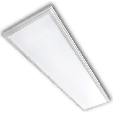 Pannello Led 40W 120x30cm Cornice bianca rettangolare CCT temperatura colore regolabile M LEDME (1/3)