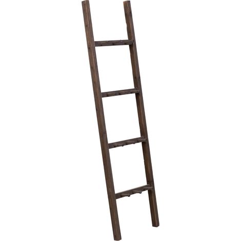 Escalera estantería madera 41.5x11.5x160h cm