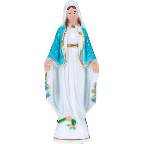 1 pièce Décoration artisanale en plastique de style religieux Décoration d'église Ornement de bureau-15.4X6X4CM-Blue (1/4)