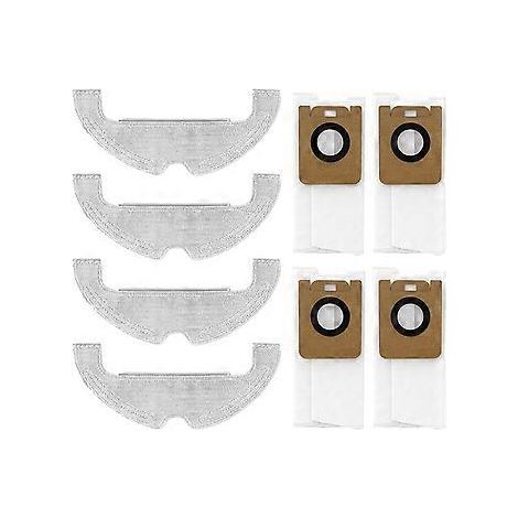 Gesundheitsschonende Wischmopp-Pads aus Mikrofaser für Roborock S8 Pro Ultra Staubsauger, waschbar, wiederverwendbar, versiegelt, Reinigungszubehör für Hartböden (1/5)