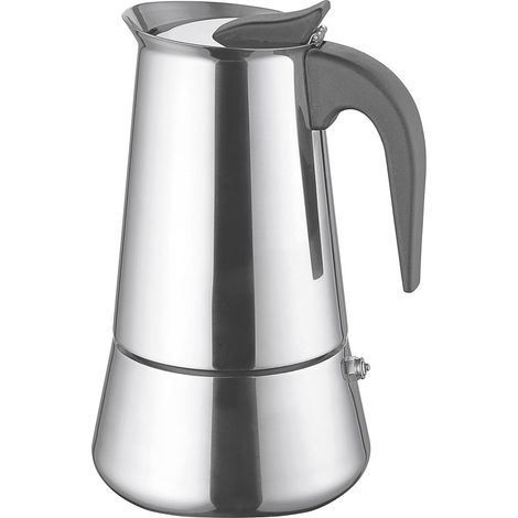 Espressokocher 10 Tassen Edelstahl (1/2)