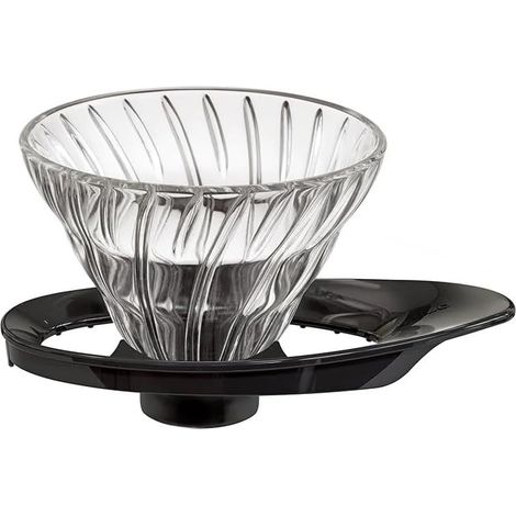 1 Goutteur De Café En Verre Taille 01 Noir Pour Préparation Manuelle 200 À 360 Ml