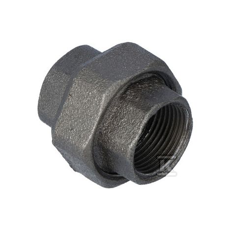 Conector doble negro U1 NR48 con conexión de tornillo.