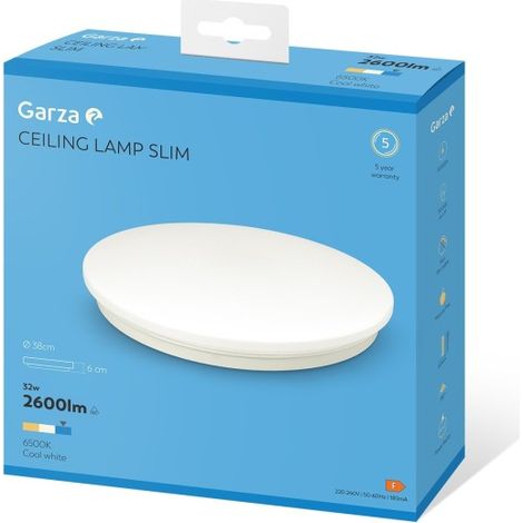 Plafon redondo 32w 45x45x48,8cm 2600lm 6500k diametro 38cm a