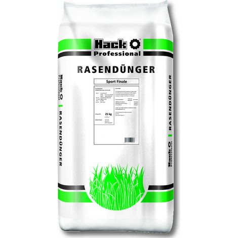 HACK Herbstrasendünger Sport Finale 25 kg Rasendünger Profidünger Sportplatz
