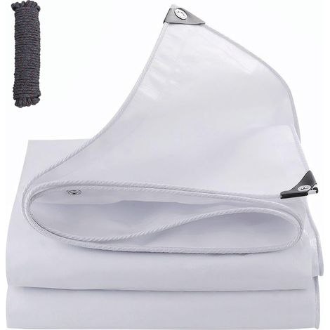 Bâche de Protection Extérieur Renforcée 180g/m² - Bâche Imperméable avec Œillets en Aluminium - Résistante aux UV et Déchirures - Idéal pour Jardin Bois Piscine Remorque Voiture et Camping (1/5)