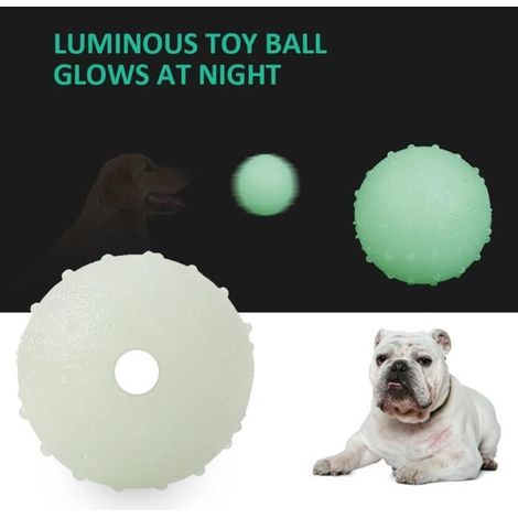 Jouet Chien - VGEBY - Lumineux - Résistant à la morsure - Balle rebondissante - Caoutchouc naturel-Ywey (1/4)