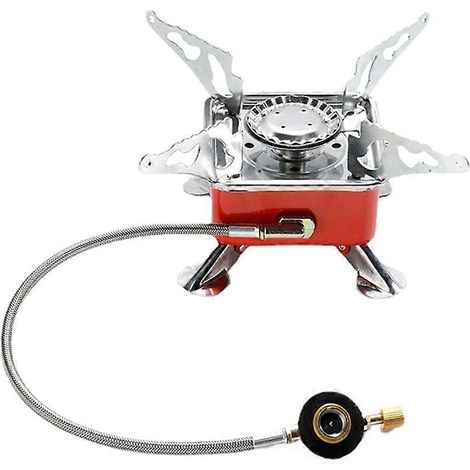 Réchaud à gaz de camping mini grand chauffage puissantustensiles de cuisine portables pour pique-niquebarbecue (1/5)