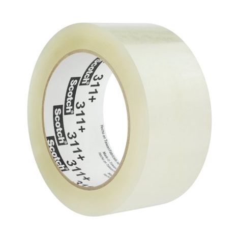 Ruban d'emballage 3M 7100220442 Film en polypropylène 48mm x 66m Transparent ( Prix pour Boîte de 6 )