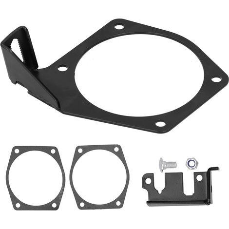 Ortviai Support de Câble d’Accélérateur en Acier pour Boîtiers Papillon LS/LS1/LS2/LS3/LS6/LS7 – 92 mm / 102 mm, Noir