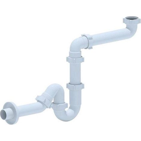 Siphon évier Geberit dy5024 gain de place facile installation