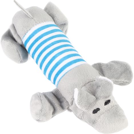 Peluche pour chien, douce et amusante, en forme d'hippopotame, idéale pour lutter contre l'ennui et mâcher les jouets pour chiens, chats et autres animaux de compagnie. (1/5)