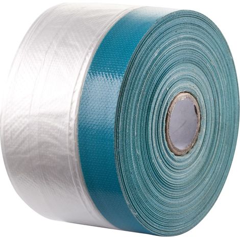 Bande A Lisiere Toile Polyethylene Adhesive Bleu 20m 1100 Mm (1/3)