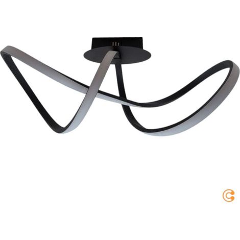 [GEBRAUCHT] B-Ware JUST LIGHT Deckenleuchte dimmbar Maria LED Lampe Leuchte schwarz 61x24,5cm (1/2)