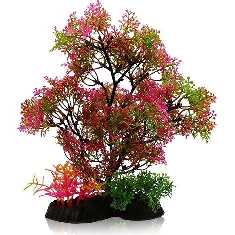 Plantes artificielles pour aquarium - 25 cm - Plantes aquatiques - Décoration d'aquarium - Plantes artificielles en plastique pour aquariums (1/5)