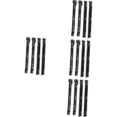 SHINEOFI Kit de réparation 4 paires glissières robustes à montage sous (1/5)