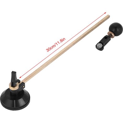 Coupe-verre rotatif 6 lames avec ventouse pour découper des cercles précis (1/5)