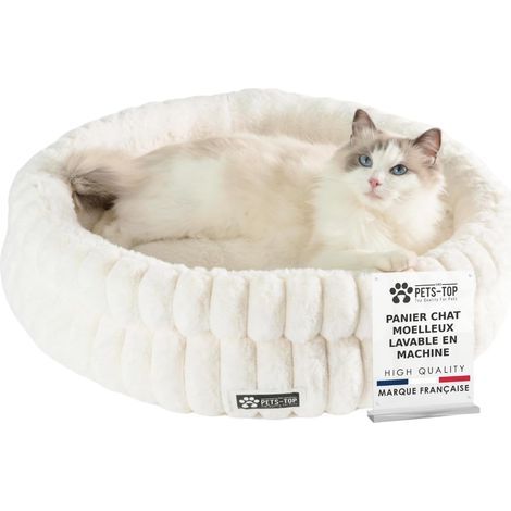 Katzenkorb, weiches Kissen, rutschfest, waschbar, für kleine Hunde im Innenbereich (1/5)