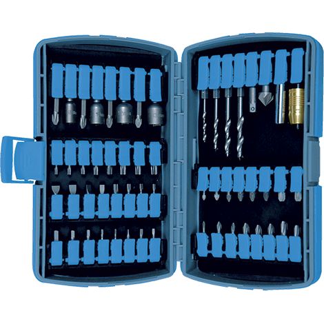 56-teiliges Set zum Schrauben und Bohren LEMAN - 56056 (1/2)