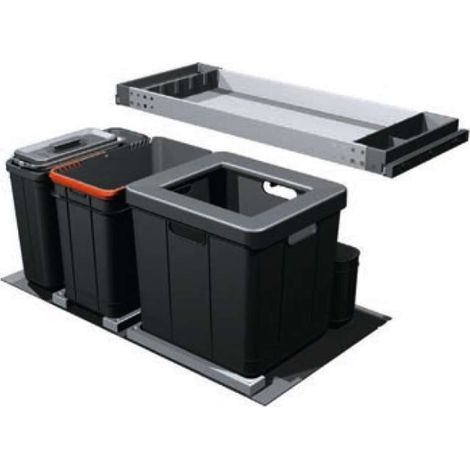 Franke Abfalltrennsysteme - Abfalleimer Composta 350-90, eingebaut 121.0307.528