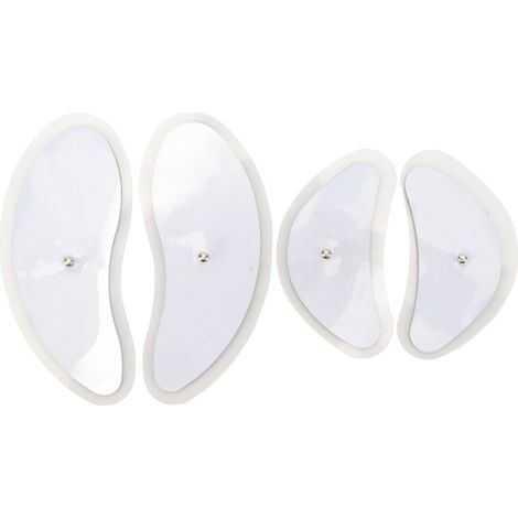 Électrodes TENS réutilisables autocollantes, sans latex, patchs de massage facial, lot de coussinets adhésifs pour stimulateur musculaire. (1/5)