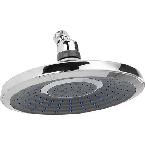 Soffione Doccia Tondo Cromo Diametro 22,5 cm Anticalcare (1/2)