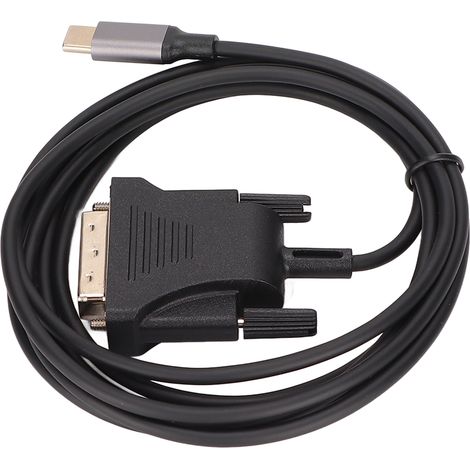 Câble USB-C vers DVI 3.1 190 cm, Adaptateur Type-C DVI pour MacBook, TV, Smartphone (1/5)
