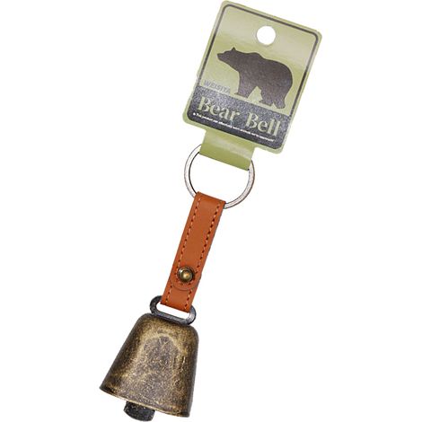 Clochette antique en cuivre avec sangle en cuir PU pour la randonnée, bronze (1/4)