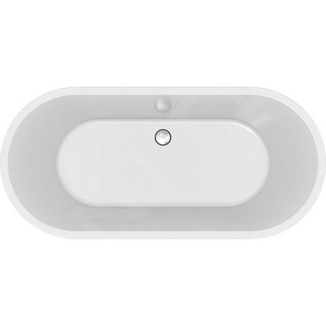 Cersanit Crea - Baignoire en îlot, 160x75 cm, pieds inclus, blanc S301-300 (1/3)