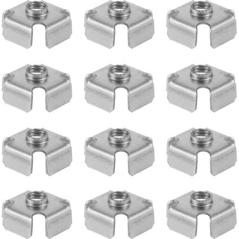 Inserts filetés métalliques pour tubes carrés, 50 pièces, fonction de (1/5)