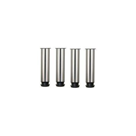 Set mit 4 verstellbaren Möbelfüßen aus Edelstahl, 25 cm hoch, ideal für Sofas, Tische und Schränke - Crezuo