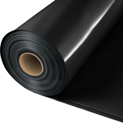 Baufolie Typ 200 Abdeckfolie Estrichfolie PE Folie schwarz 0,20mm 4x25m - 100m² (1/2)