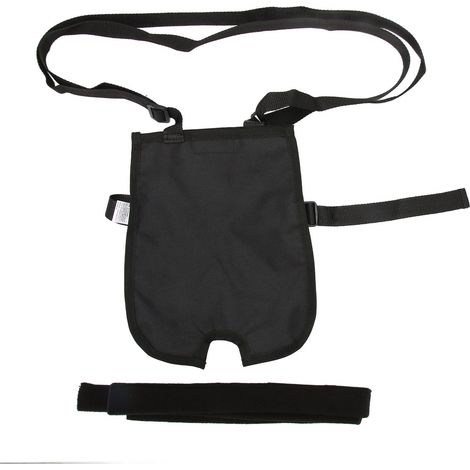 Sac de drainage urinaire 1000ml avec fixation auto-agrippante nylon, housse pour poche et tube de cathéter, usage quotidien et voyage (1/5)