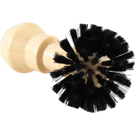 Brosse de nettoyage pour bol à poudre de machine à café, manche en bois, brosse de nettoyage pour broyeur, outil de nettoyage pour les amateurs de café (1/5)