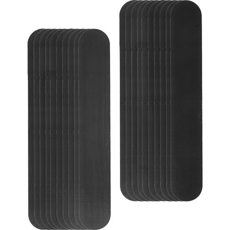 20 pièces Protège-cols Jetables pour Chapeaux, Coussinets Adhésifs Anti-transpiration pour Cou (Noir) (1/5)