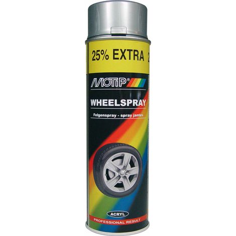 MOTIP Silber-Sprühfarbe für Aluminiumfelgen, 500 ml (1/5)