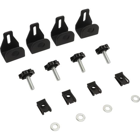 16PCS Fixation Selle Sac Serrures Vis de Montage Anti-Vol Quincaillerie Boulons Écrous Kit Pour Modèles Touring FLT FLHT FLHTCU FLHRC (1/5)