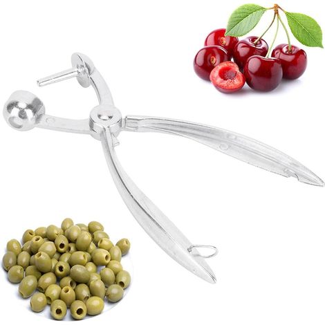 Cherry Pitter argent 18cm désherbateur de pierre de titane (1/5)