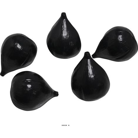 Figue de luxe artificielle X 5 en Plastique soufflé noir D 47x60 mm (1/3)