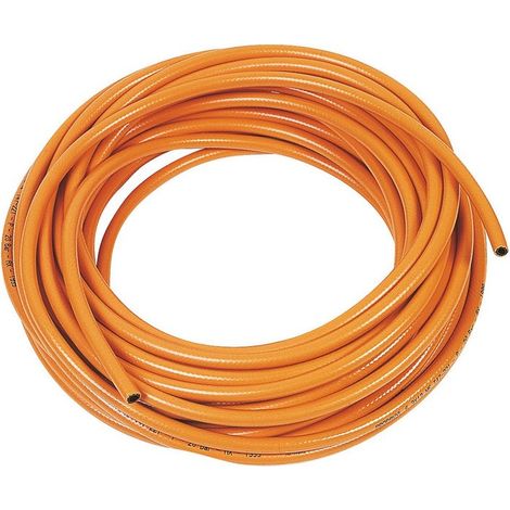 GCE – Tuyau caoutchouc propane 6mm – Norme EN 559 – Pour postes de soudage et découpage oxygène/acétylène – Flexible et résistant