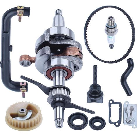 Adefol Crankshaft Cam Pulley Gear Timing Belt for Hond GX35 35cc Oil Breather Tube Kit Lawn Mower Replacement OEM Parts for 13310-Z0Z-000, 91214-ZM3-003, 91212-Z0H-003, 14320-Z0Z-000, 14400-Z3F-003 (1/5)