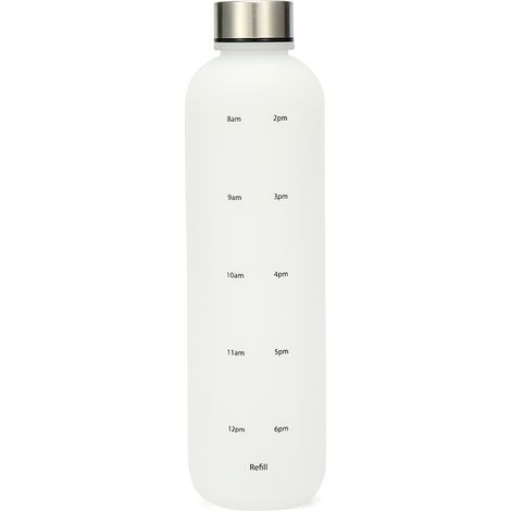 Gourde portable sport outdoor bouteille voyage étudiante dégradé givré cuivre bouchon plastique espace tasse tendance (1/3)