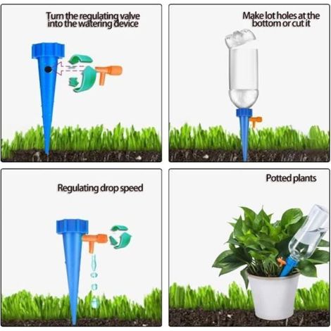 Tropfbewässerungsset – 20-teilig – Wassersparend – Verstellbarer Wasserhahn – Einfache Installation (1/3)