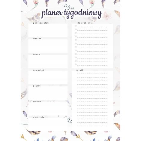 AGENDA SETTIMANALE MAGNETICA DA FRIGO 30x42,5 CM