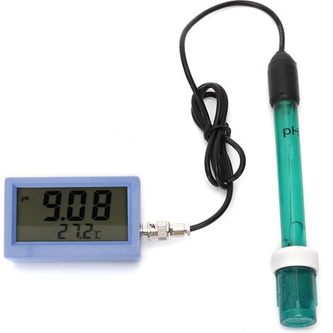 Testeur de qualité de l'eau 2 en 1 : pH et température (fournitures pour piscines) (1/5)