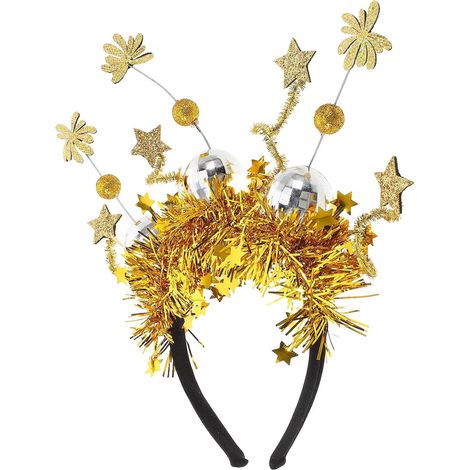 New Year's 2025 Party Headband, Glittery Plastic Headband (1/5)