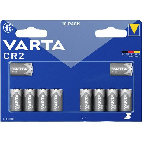 Varta LITHIUM Cylindr. CR2 Blli10 10 pc(s) Pile photo CR 2 lithium 880 mAh 3 V (1/5)