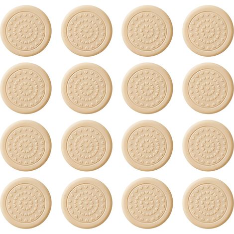 16 pièces Patins Stabilisateurs Antidérapants pour Planches à Découper, Patin Chaise en Caoutchouc Auto-adhésif, Protection Pied de Chaise silencieuse et Durable, Patins pour chaises Meubles (1/5)